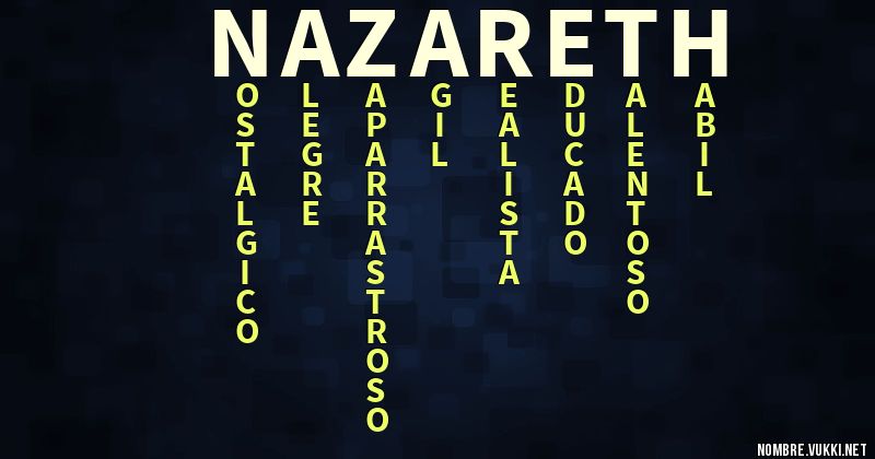 Acróstico nazareth