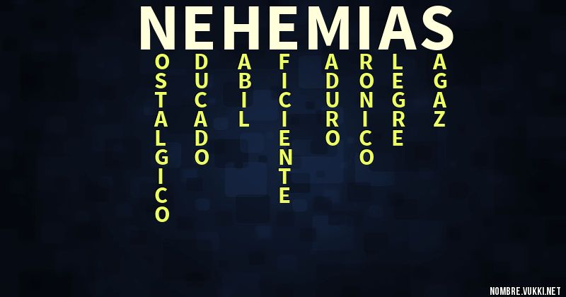 Acróstico nehemías