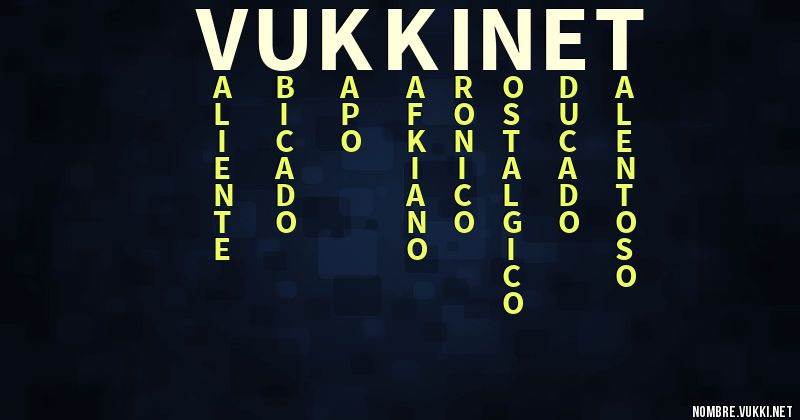 Acróstico vukki.net