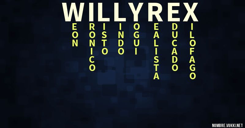 Acróstico willyrex