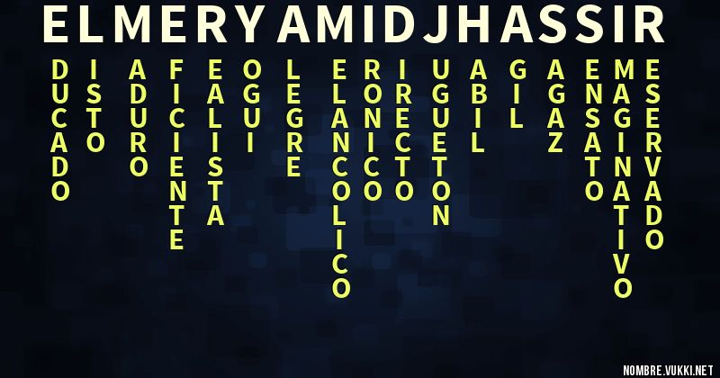 Acróstico elmer yamid jhassir