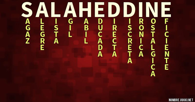 Acróstico salaheddine