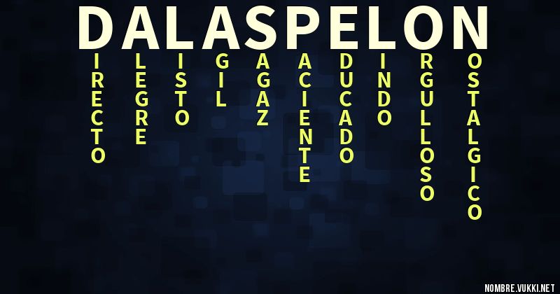 Acróstico dalas pelon