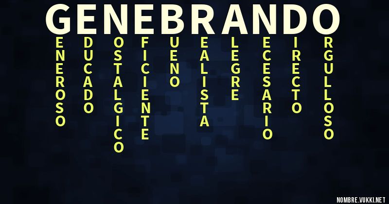 Acróstico genebrando
