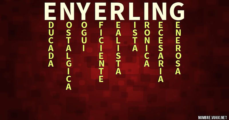 Acróstico enyerling