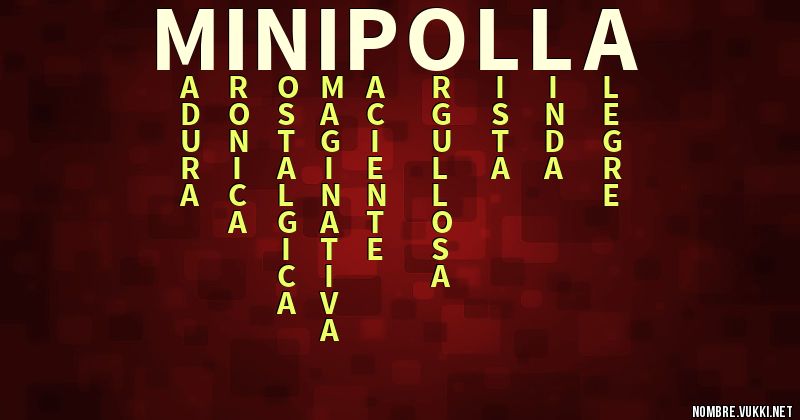 Acróstico minipolla