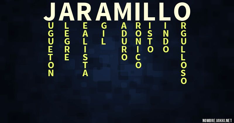 Acróstico jaramillo