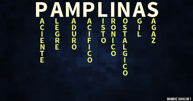 Acróstico pamplinas