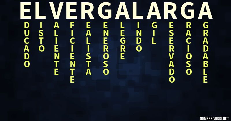 Acróstico elver galarga
