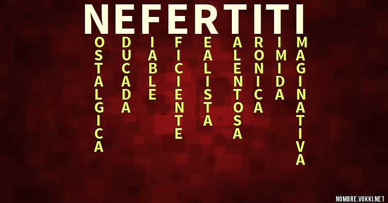 Acróstico nefertiti