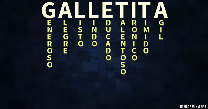 Acróstico galletita