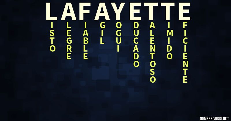 Acróstico lafayette