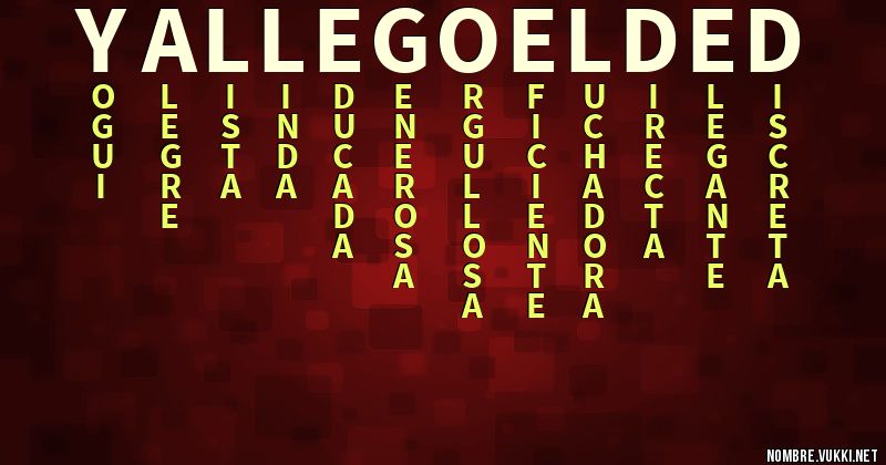Acróstico ya llego el ded