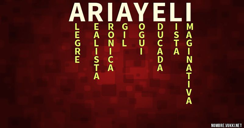 Acróstico ariayeli