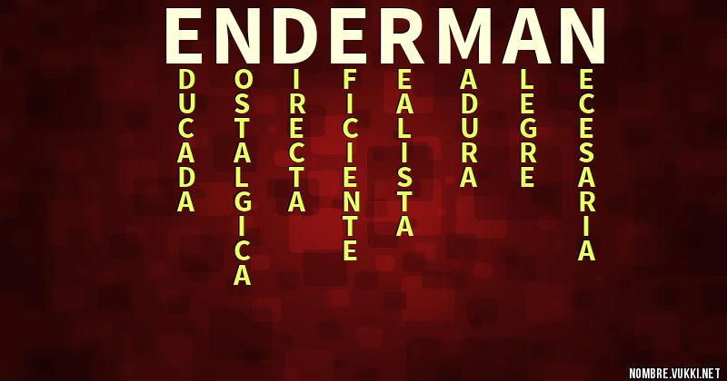 Acróstico enderman