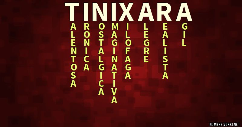 Acróstico tinixara