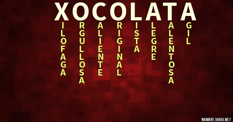 Acróstico xocolata