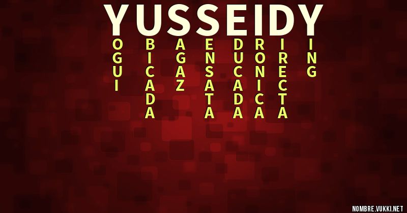 Acróstico yusseidy