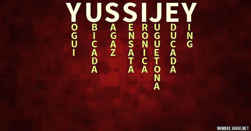 Acróstico yussijey