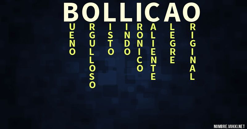 Acróstico bollicao