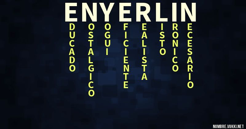 Acróstico enyerlin