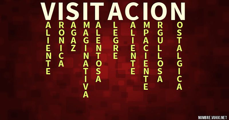 Acróstico visitacion