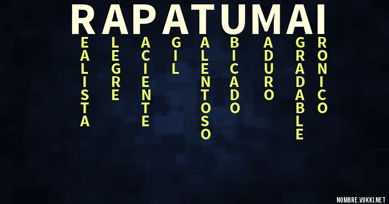 Acróstico rapatumai