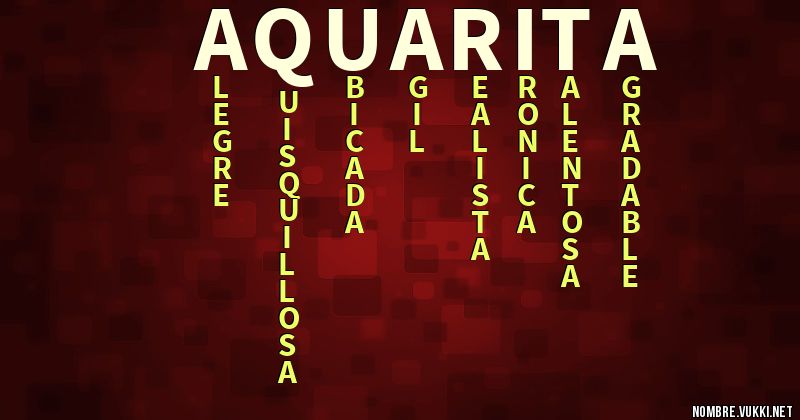 Acróstico aquarita