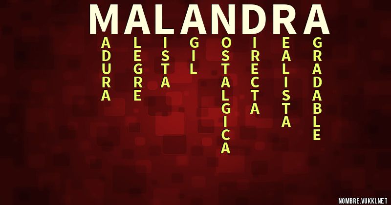 Acróstico malandra