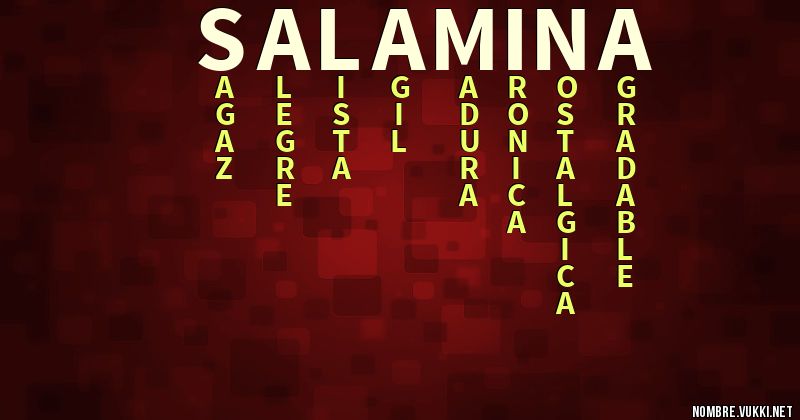 Acróstico salamina