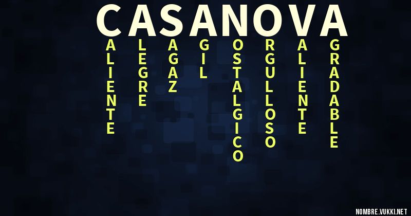 Acróstico casanova