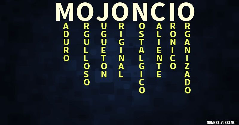 Acróstico mojoncio