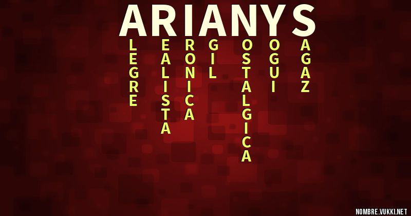 Acróstico arianys