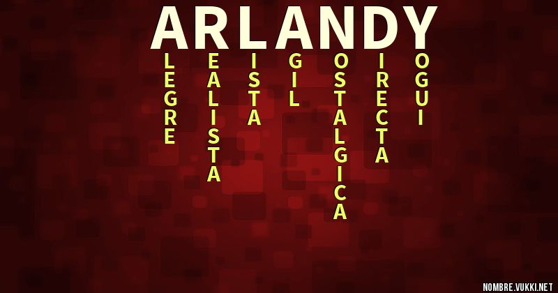 Acróstico arlandy