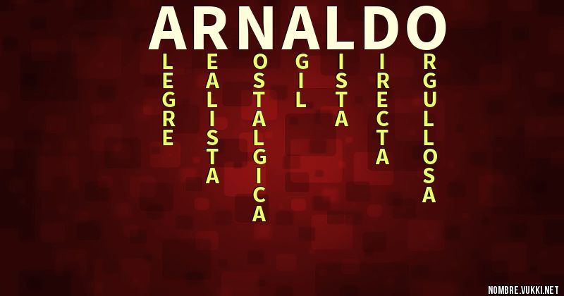 Acróstico arnaldo
