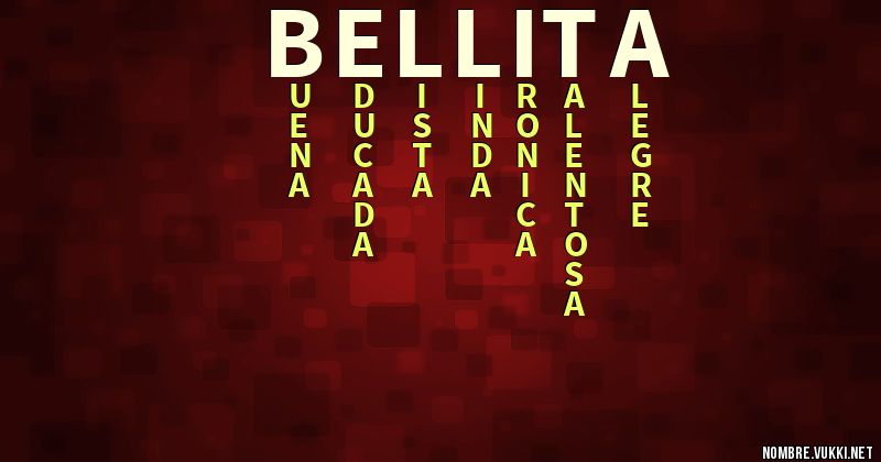 Acróstico bellita