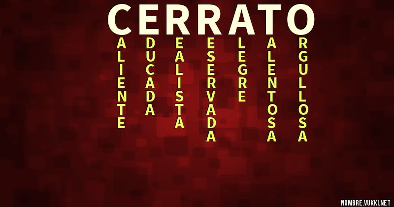 Acróstico cerrato