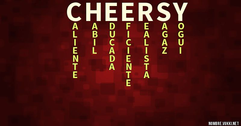 Acróstico cheersy