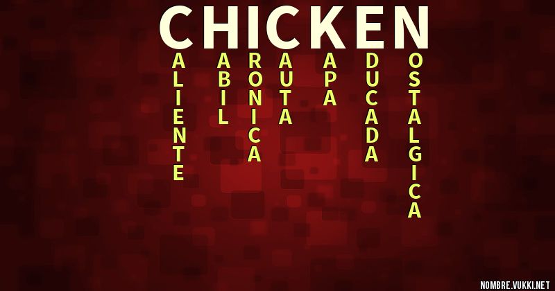Acróstico chicken