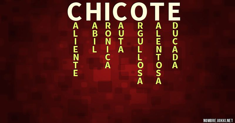 Acróstico chicote