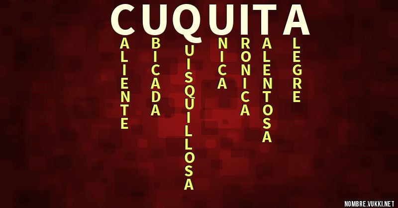 Acróstico cuquita