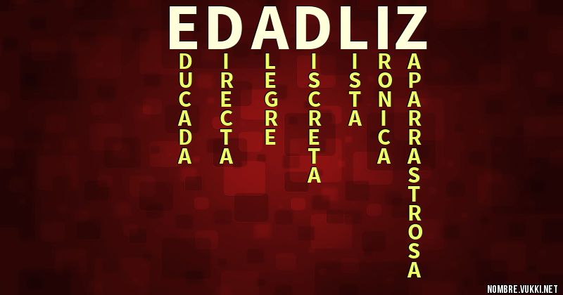 Acróstico edadliz