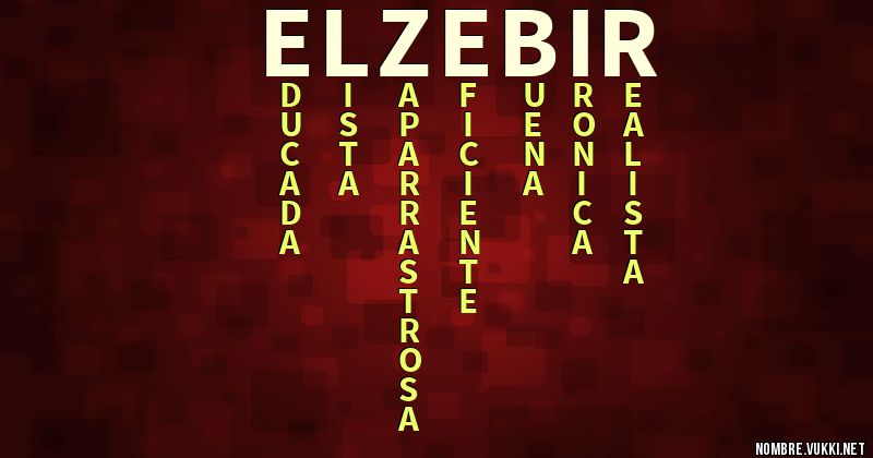 Acróstico elzebir