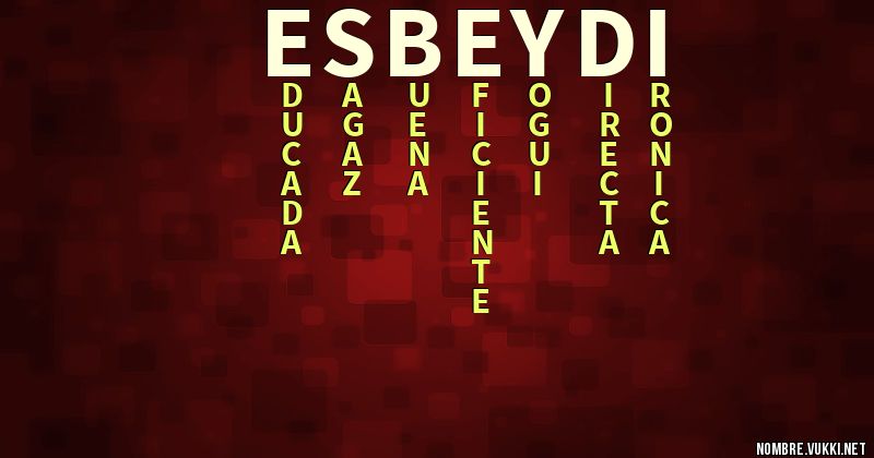Acróstico esbeydi