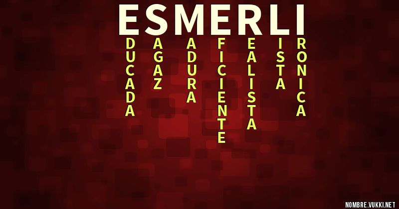 Acróstico esmerli