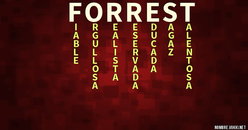 Acróstico forrest