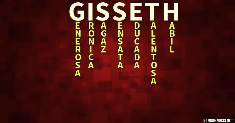 Acróstico gisseth