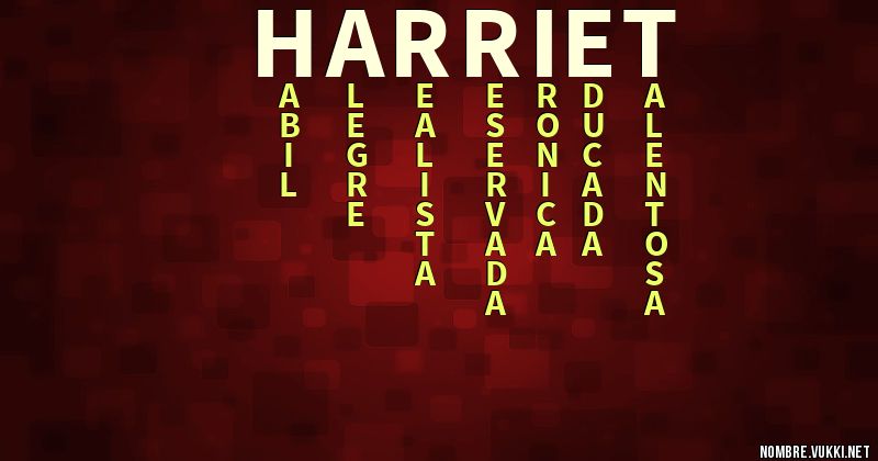 Acróstico harriet