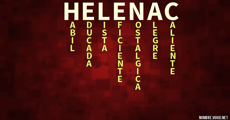 Acróstico helenaç