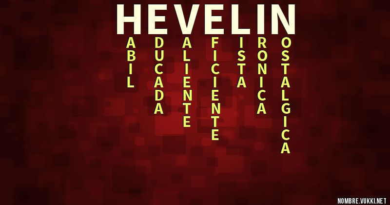 Acróstico hevelin